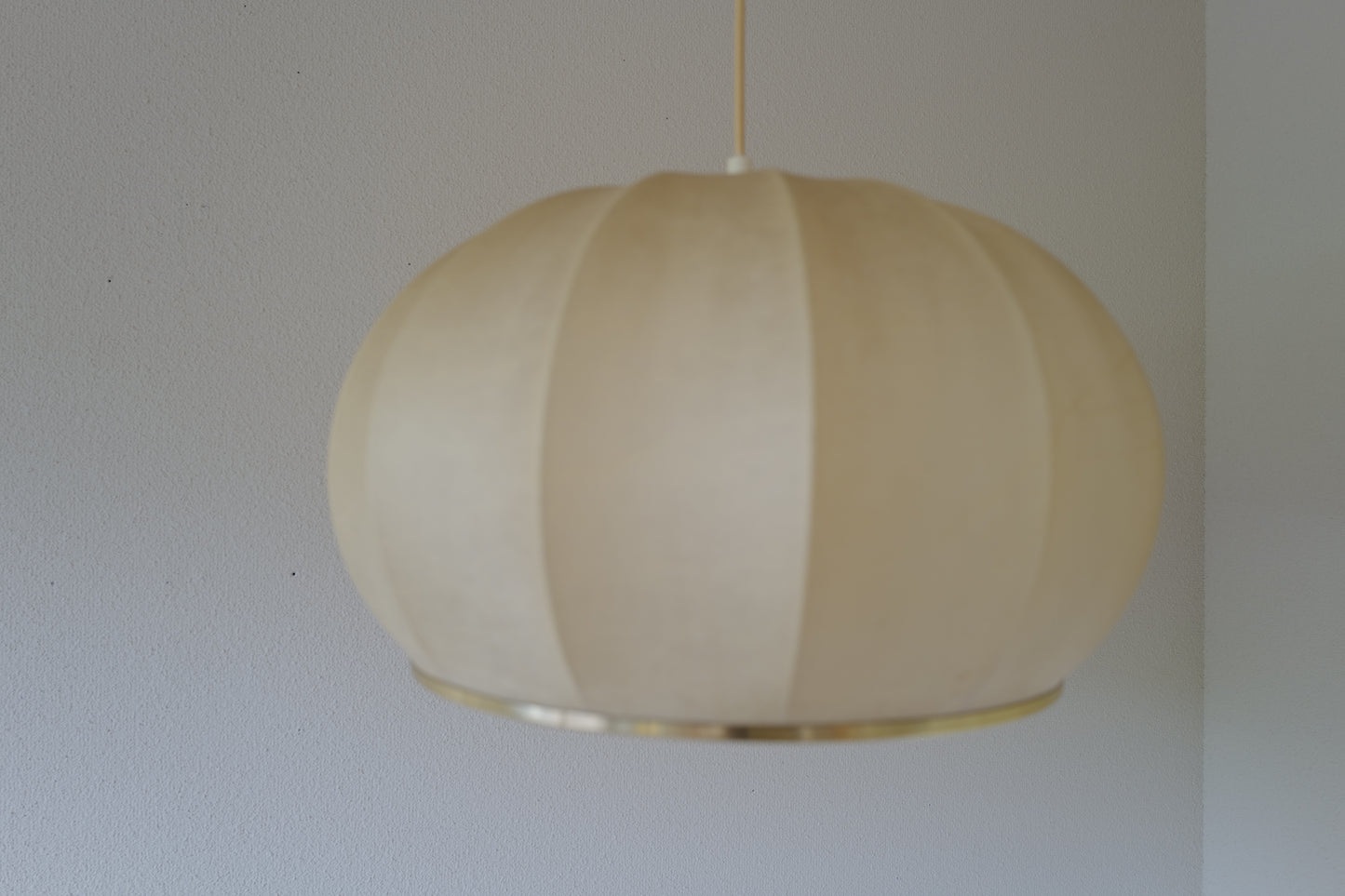 Cocoon Pendant Lamp by Friedel Wauer for Goldkant 1960's