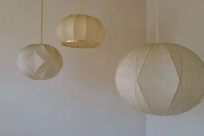 Cocoon Pendant Lamp by Friedel Wauer for Goldkant 1960's