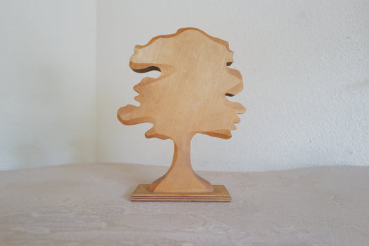 1970s  German maple wood sculpture Tree, AHORN