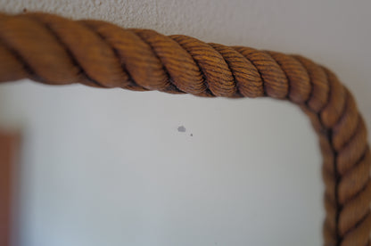 1960s  Vintage  rope - look  wall mirror