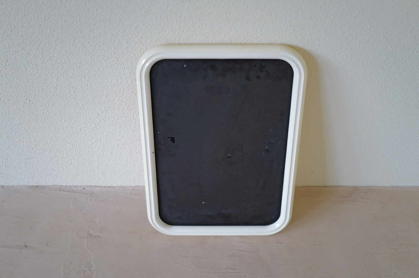 Vintage 1970s space age wall mirror