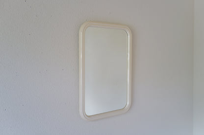 Vintage 1970s space age wall mirror