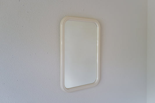 Vintage 1970s space age wall mirror