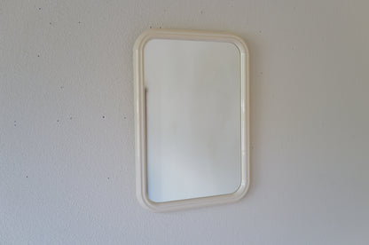 Vintage 1970s space age wall mirror
