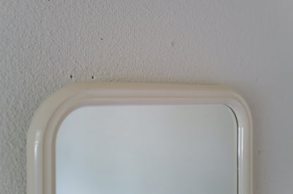 Vintage 1970s space age wall mirror