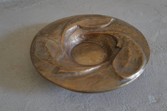 Small mid century bronze bowl 1960s