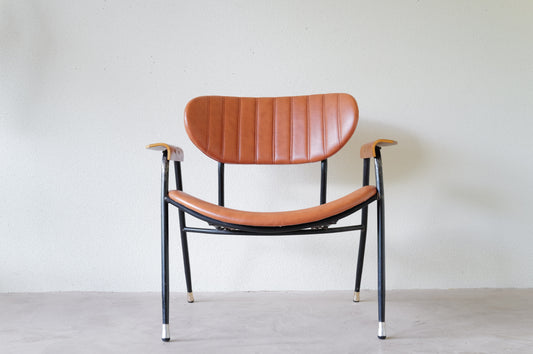 1950s vintage armchair by Gastone Rinaldi for Rima   in Italy