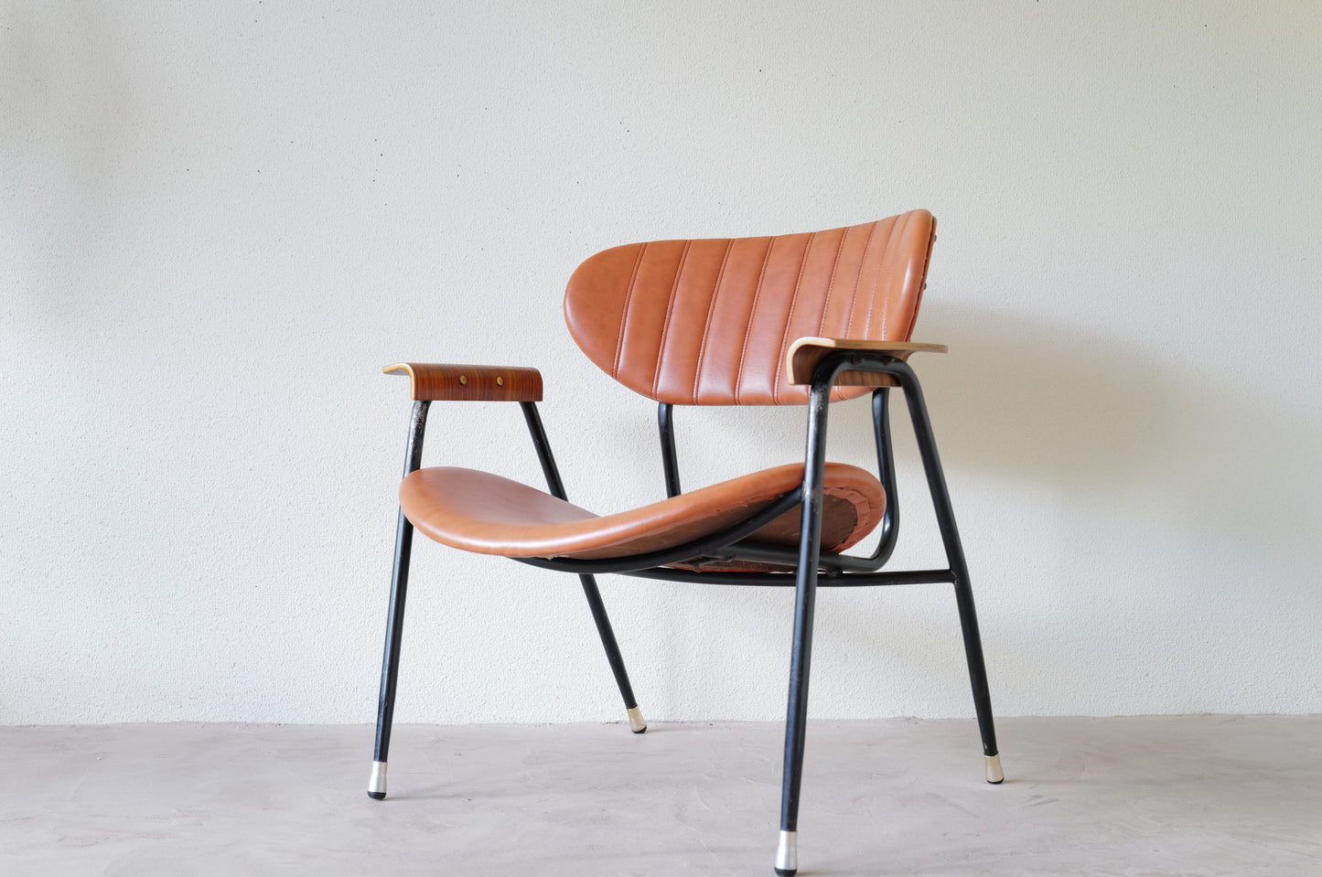 1950s vintage armchair by Gastone Rinaldi for Rima   in Italy