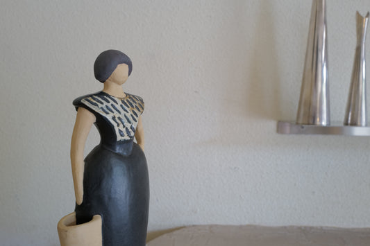 Ewa Jarenskog Jie Gantofta Ceramic Figurine  1970s Sweden