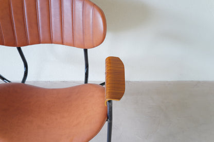 1950s vintage armchair by Gastone Rinaldi for Rima   in Italy