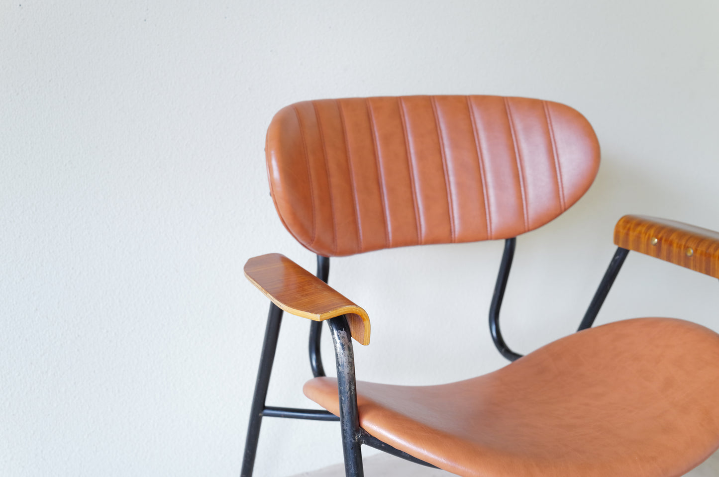 1950s vintage armchair by Gastone Rinaldi for Rima   in Italy