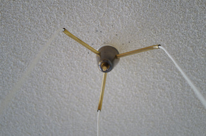1960s  Cocoon cascade ceiling lamp with 3 shades