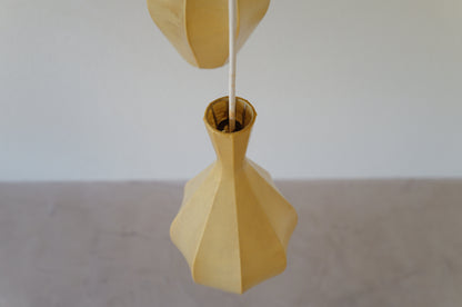 1960s  Cocoon cascade ceiling lamp with 3 shades
