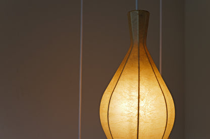 1960s  Cocoon cascade ceiling lamp with 3 shades