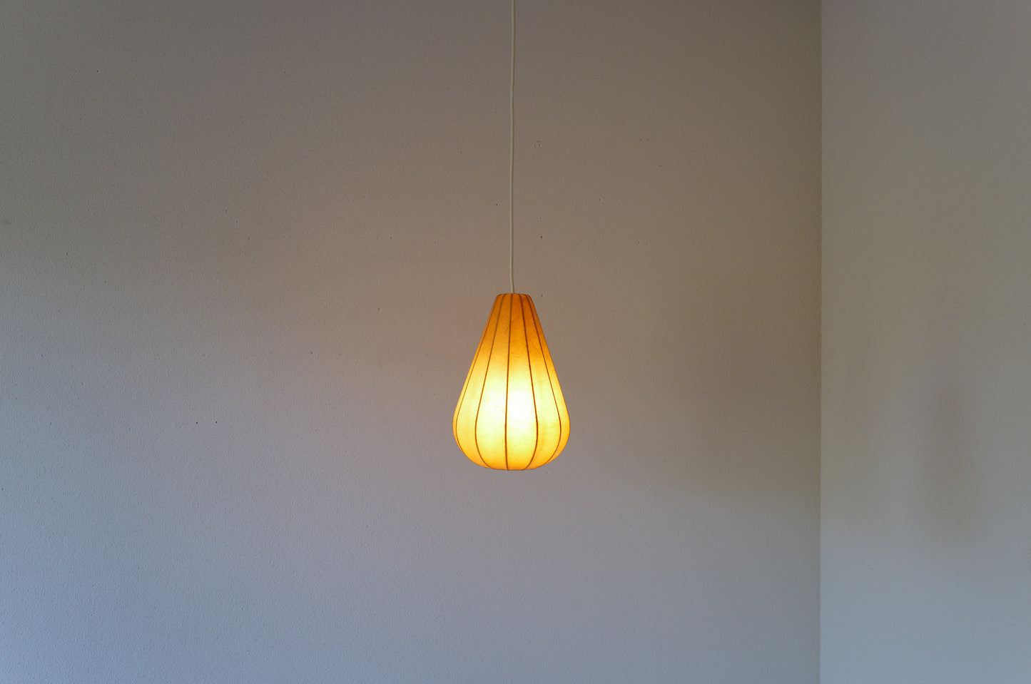 1950s Teardrop cocoon pendant lamp