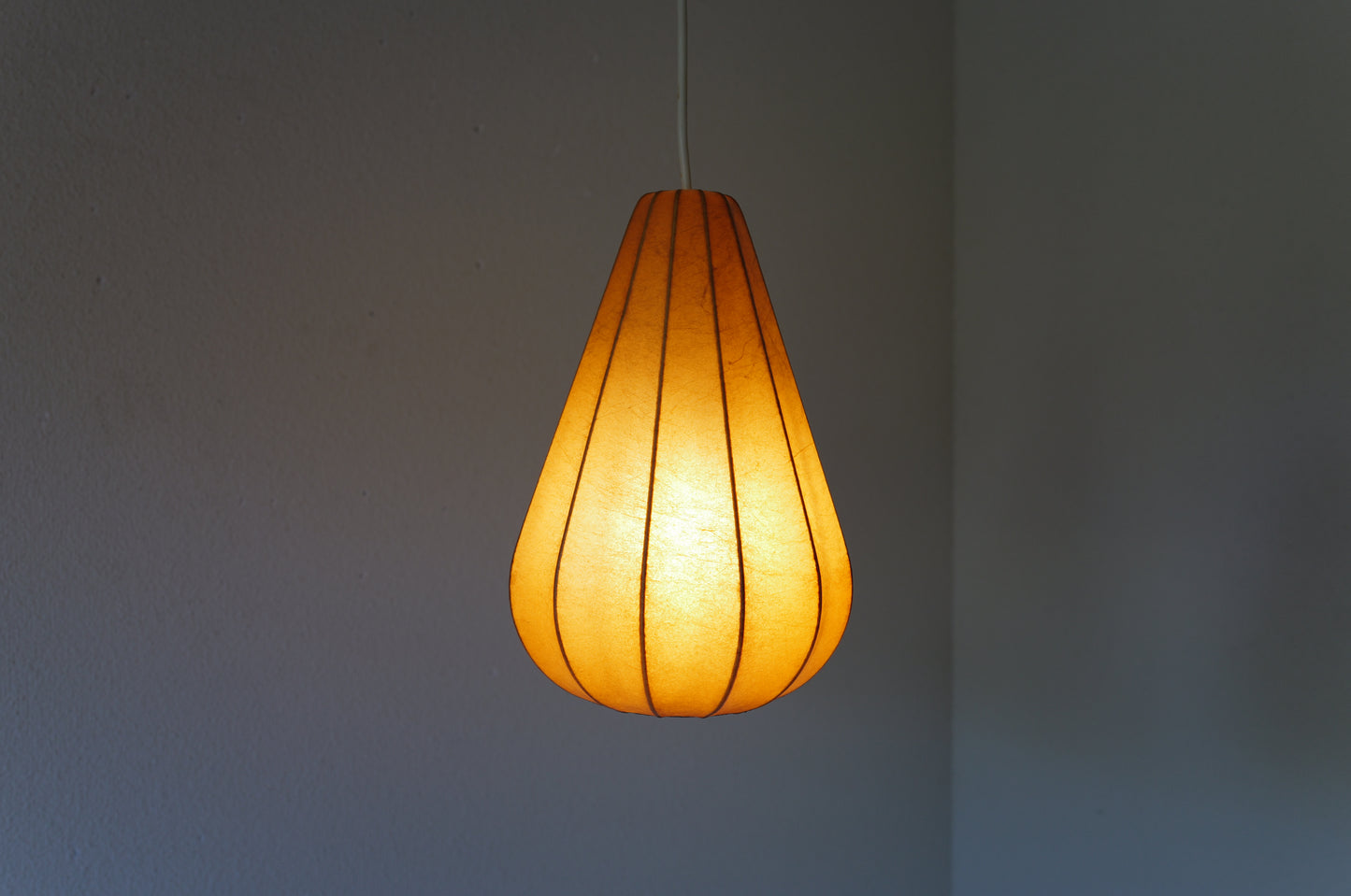 1950s Teardrop cocoon pendant lamp