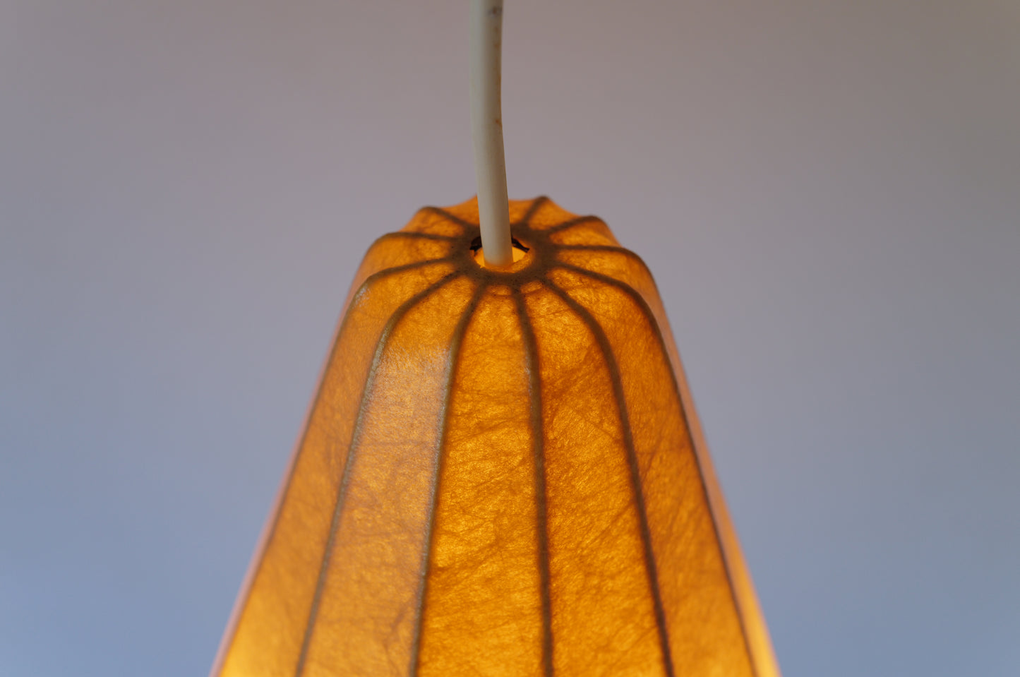 1950s Teardrop cocoon pendant lamp