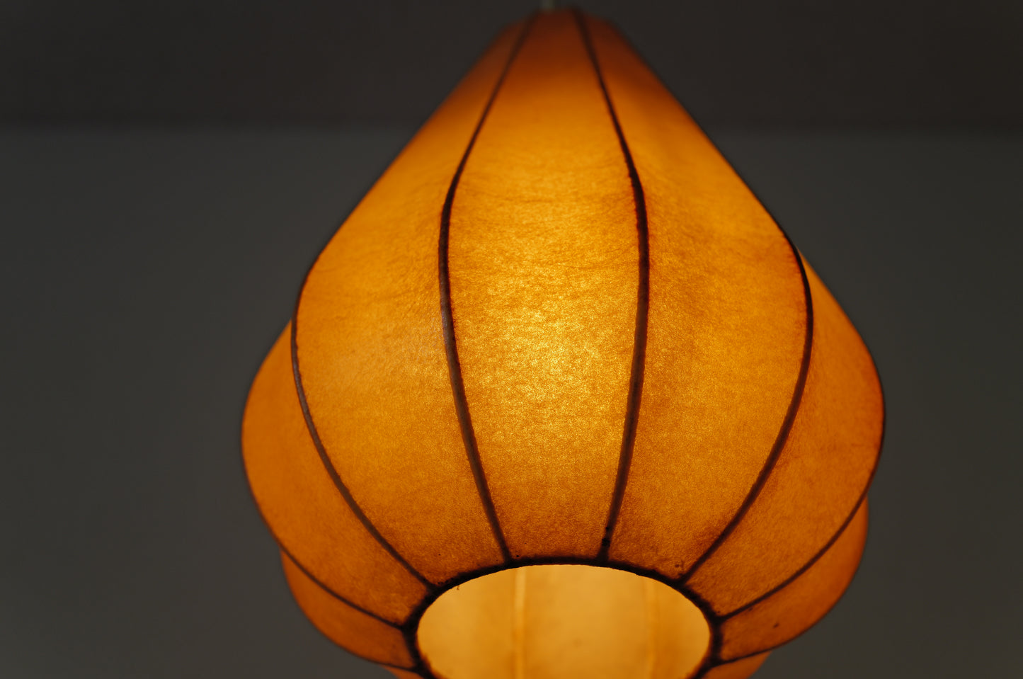 1950s Teardrop cocoon pendant lamp