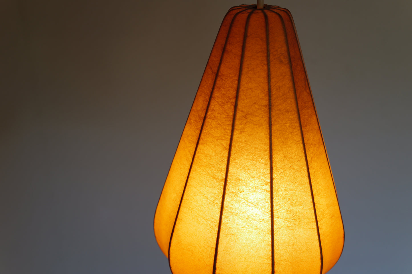 1950s Teardrop cocoon pendant lamp