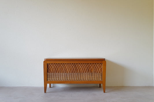 1960s ratan decoration box  France