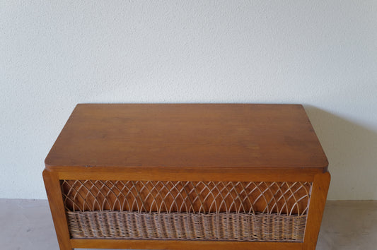 1960s ratan decoration box  France
