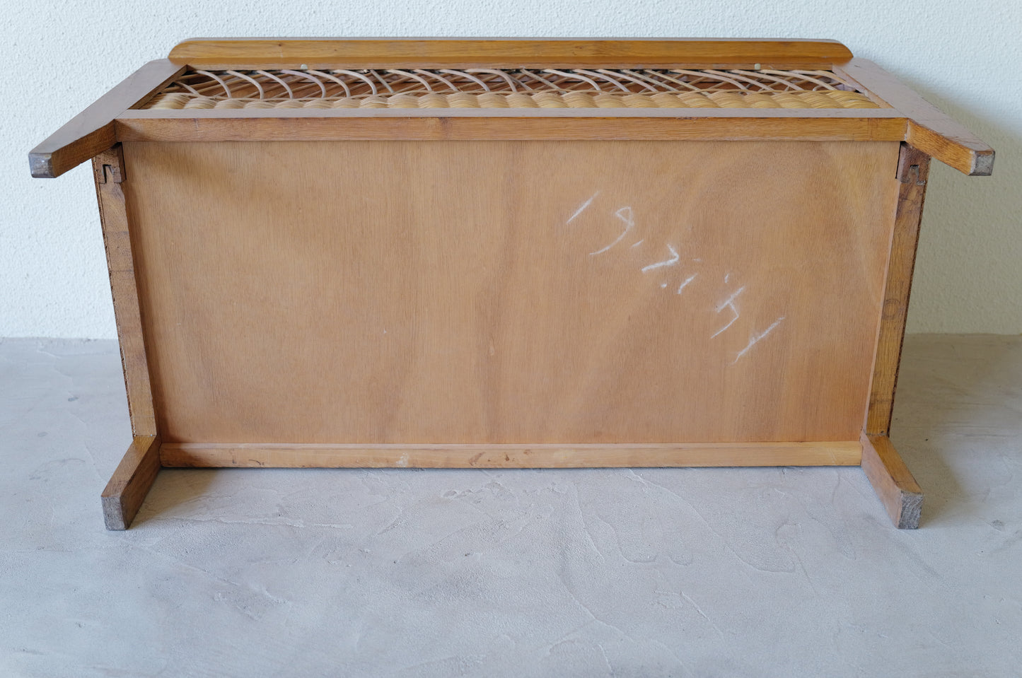 1960s ratan decoration box  France