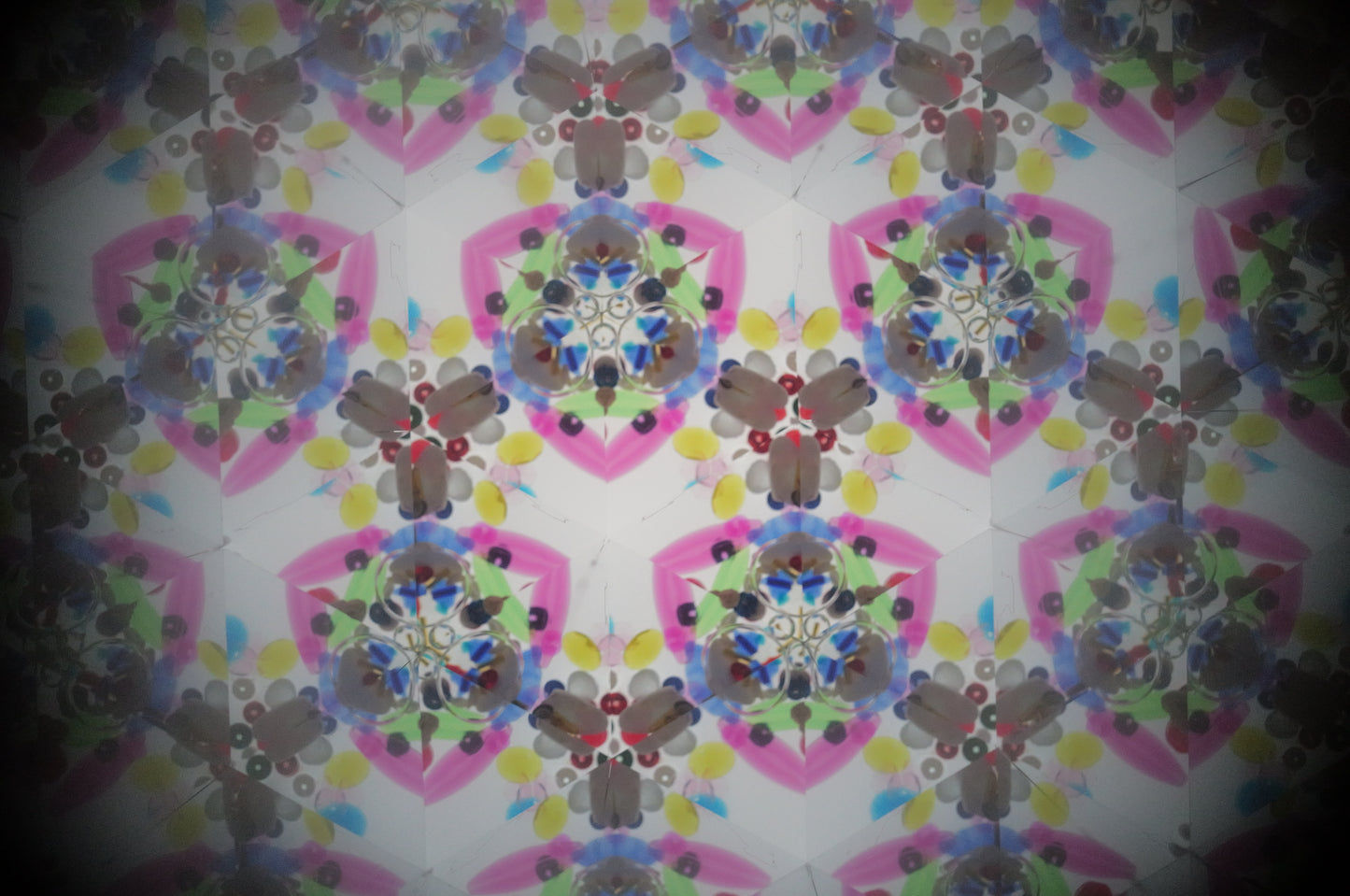 Marbled Wood Kaleidoscope  by Peach Reynolds,1980s