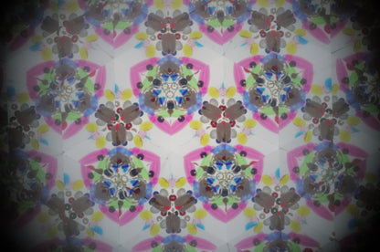 Marbled Wood Kaleidoscope  by Peach Reynolds,1980s