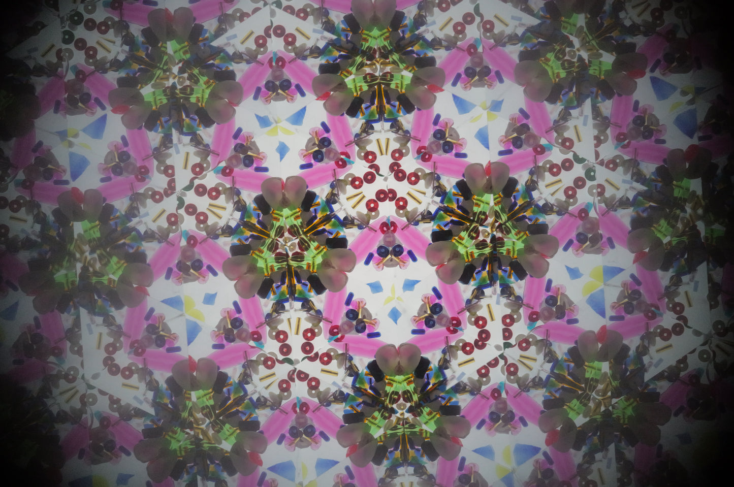 Marbled Wood Kaleidoscope  by Peach Reynolds,1980s