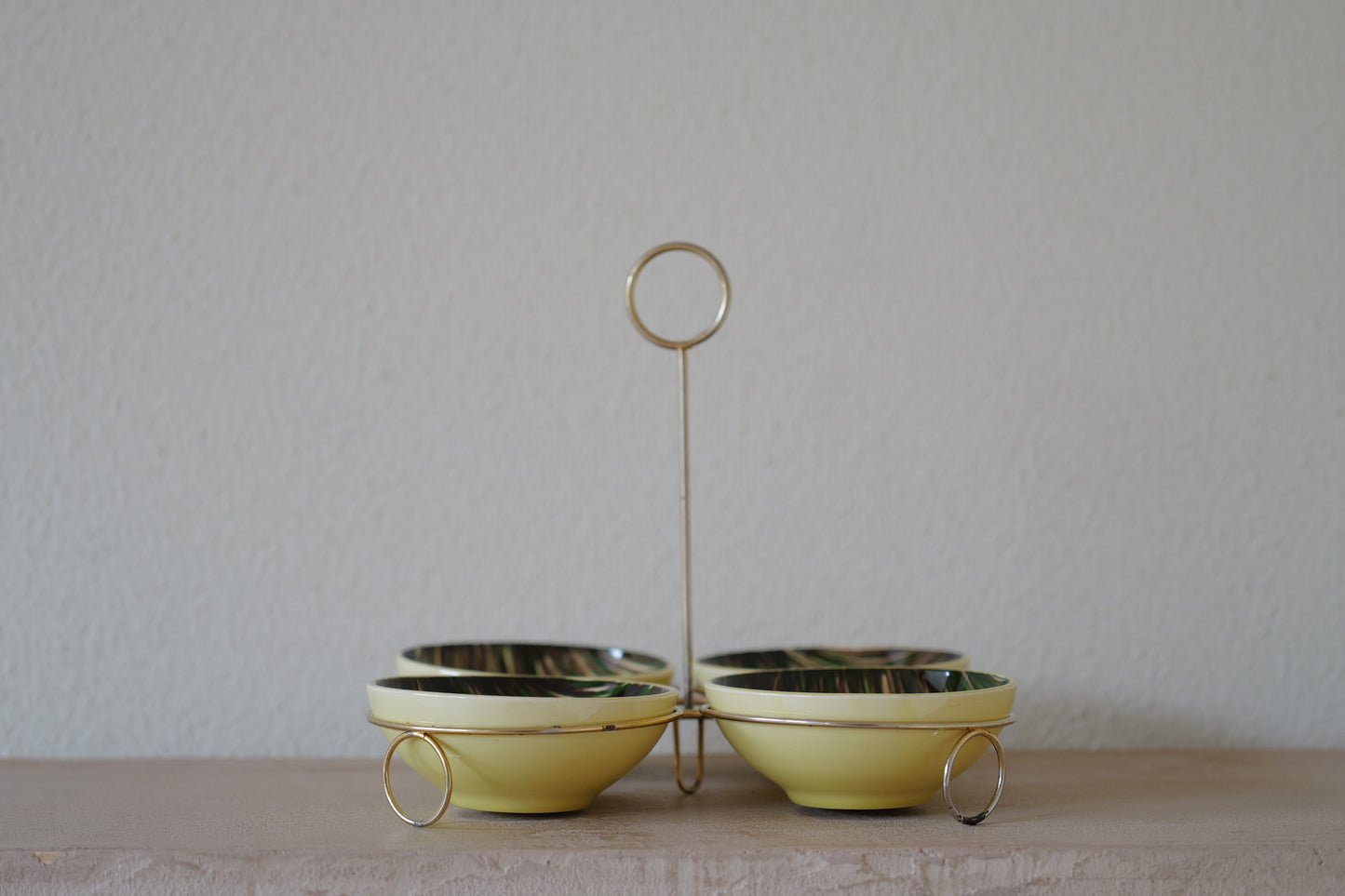 1950s Saint Clément  bowl 4 set   France