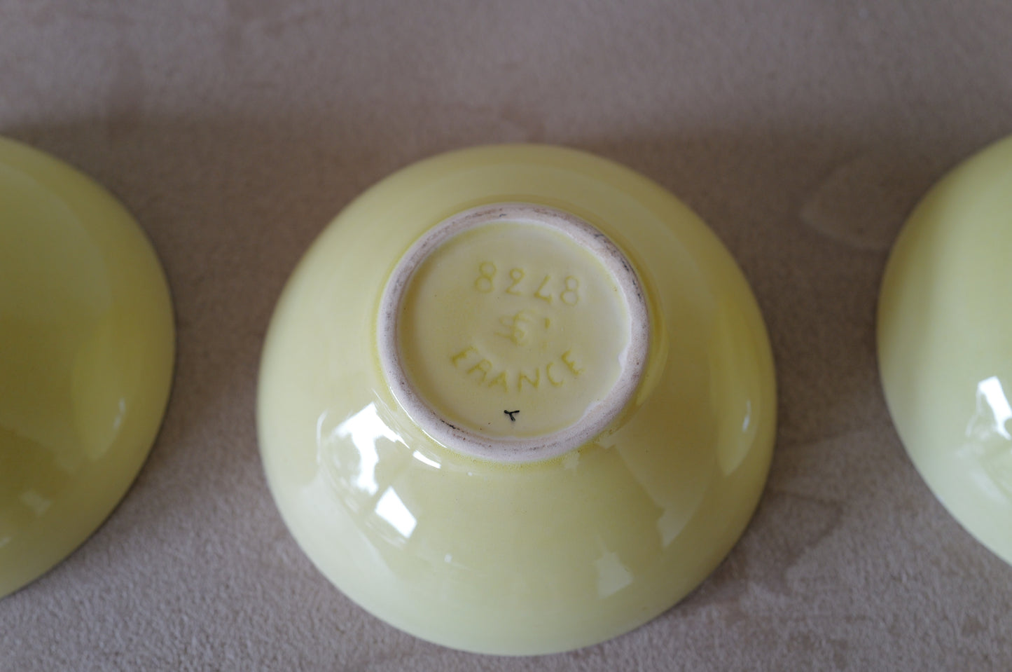 1950s Saint Clément  bowl 4 set   France