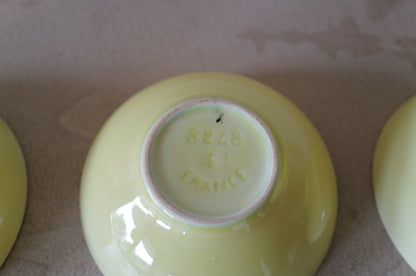 1950s Saint Clément  bowl 4 set   France