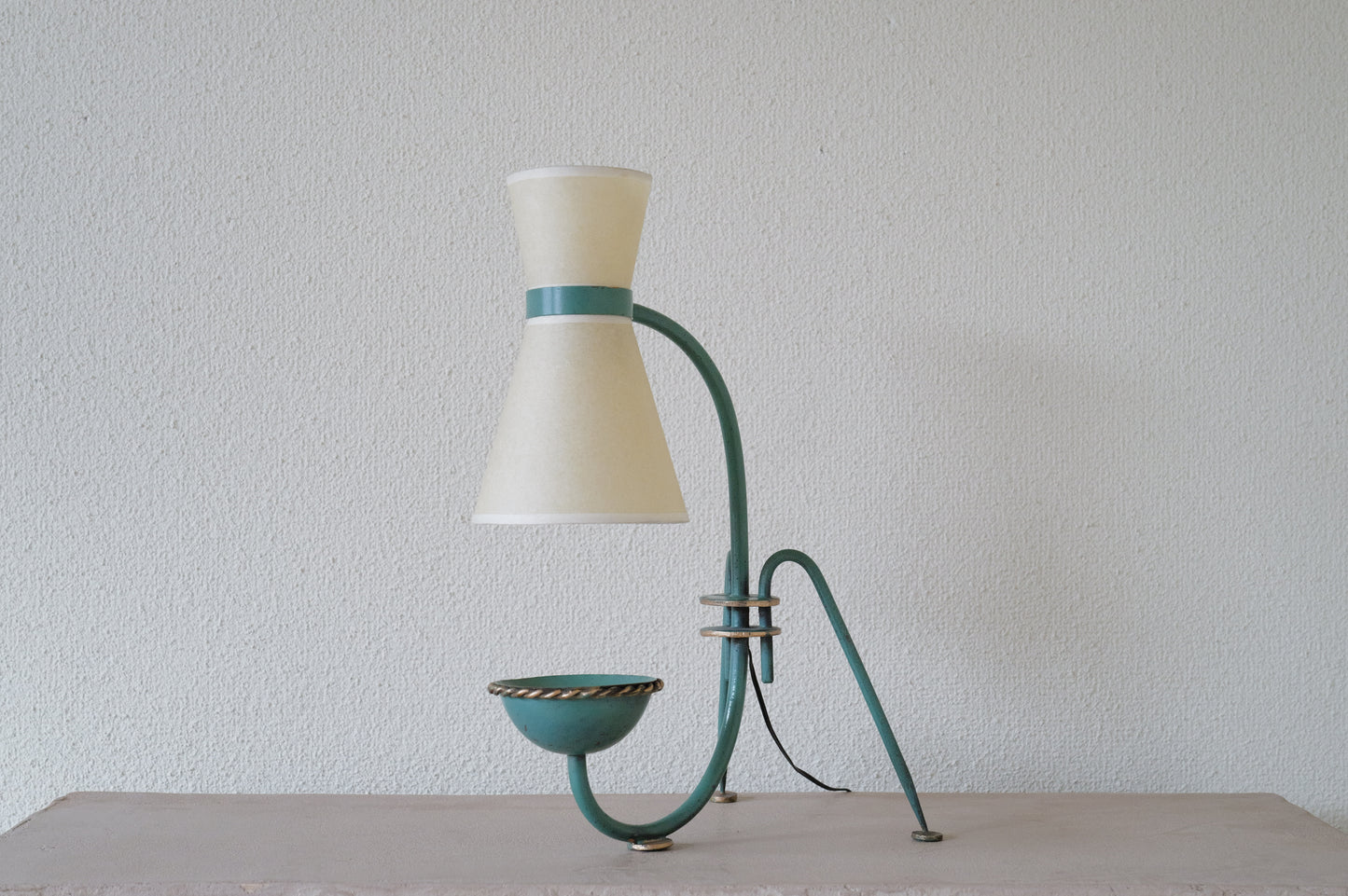 1950s Table lamp  by Maison Lunel   France
