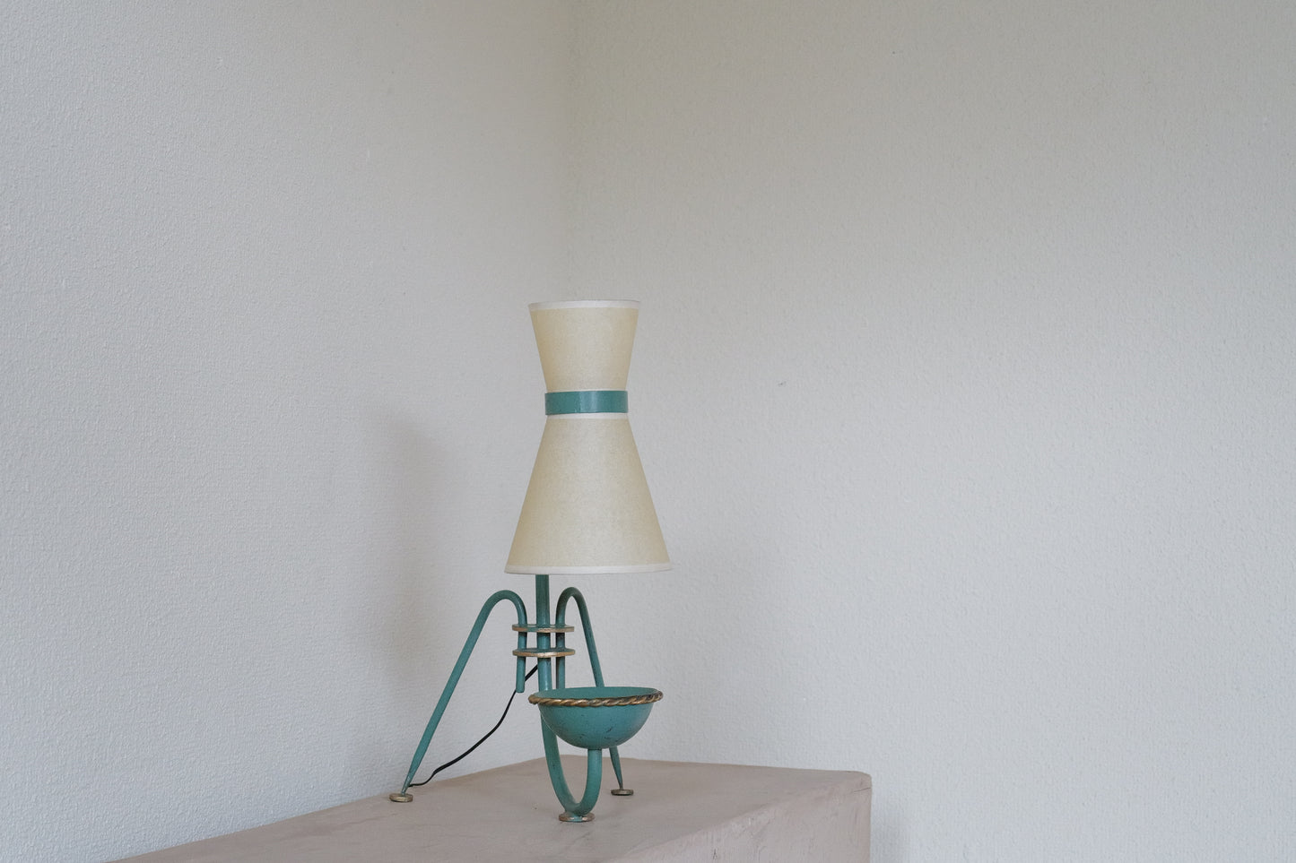 1950s Table lamp  by Maison Lunel   France