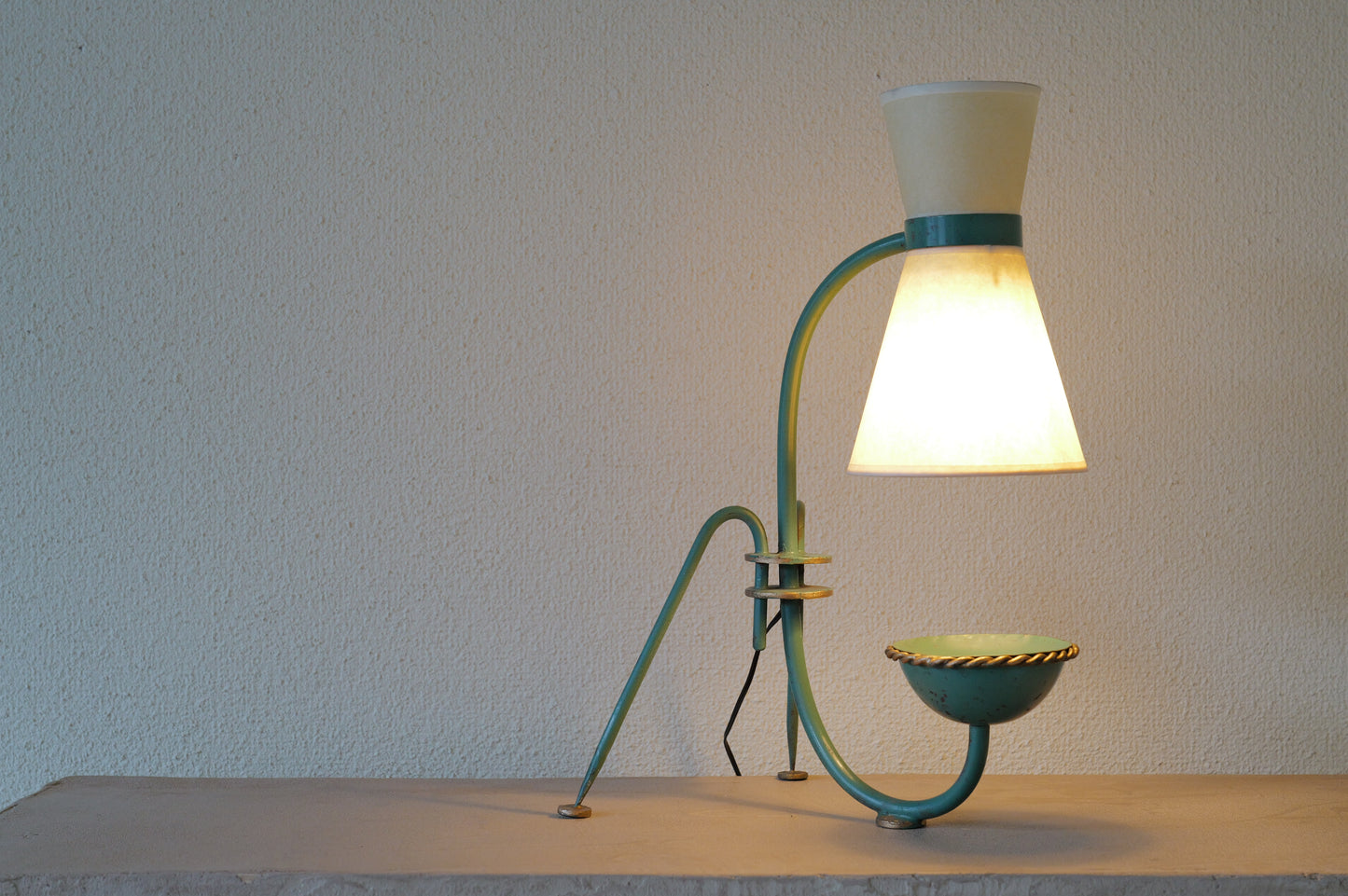 1950s Table lamp  by Maison Lunel   France