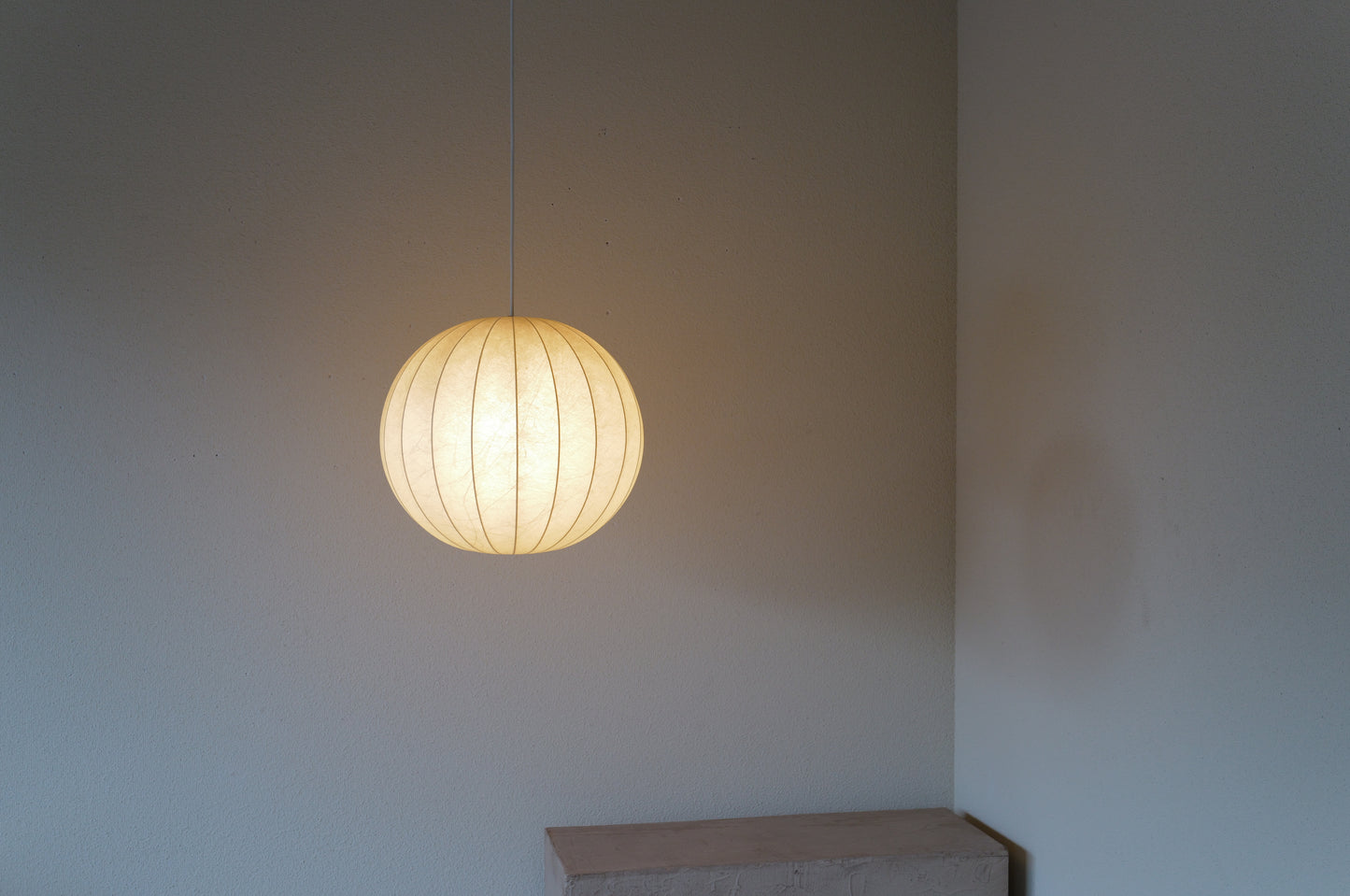 1960s cocoon pendant lamp