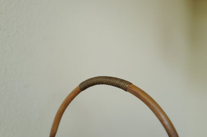 1960s  Rattan and Brass Basket Style of Gabriella Crespi, Italy ④
