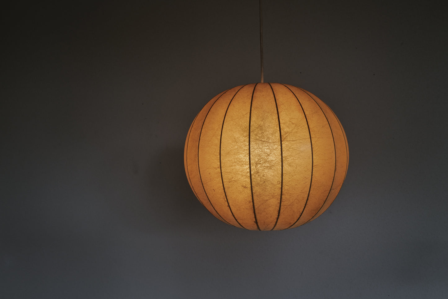 Cocoon Pendant Lamp by Achille Castiglioni 1960s Italy