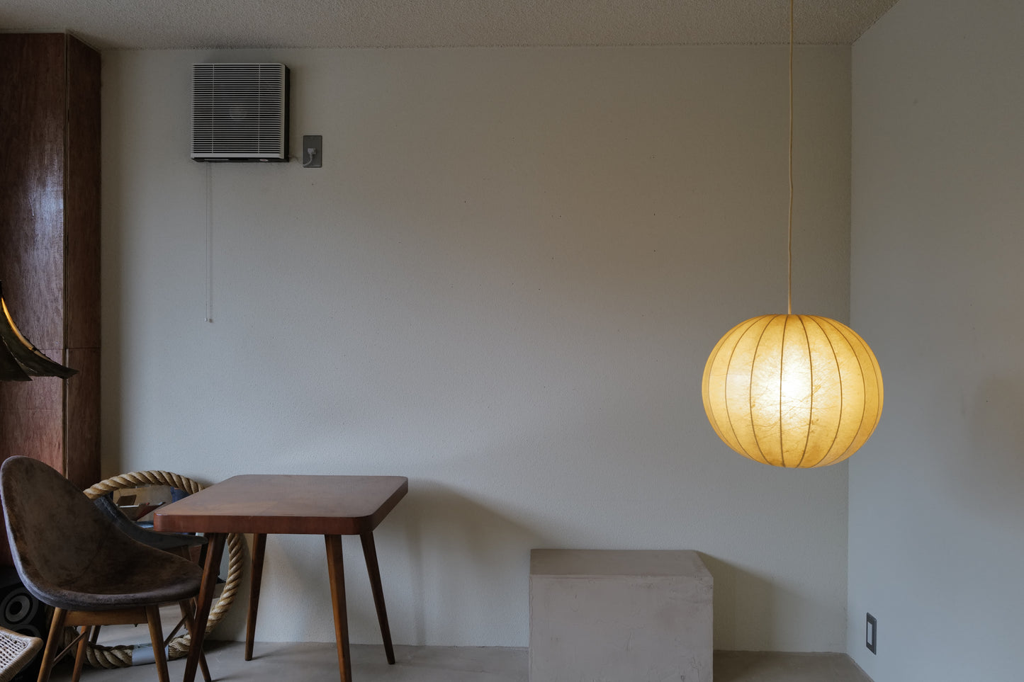 Cocoon Pendant Lamp by Achille Castiglioni 1960s Italy