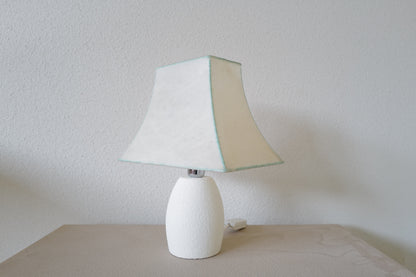 Ceramic base cocoon table lamp by Goldkant Germany 1960s ②