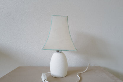 Ceramic base cocoon table lamp by Goldkant Germany 1960s ②