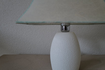 Ceramic base cocoon table lamp by Goldkant Germany 1960s ②