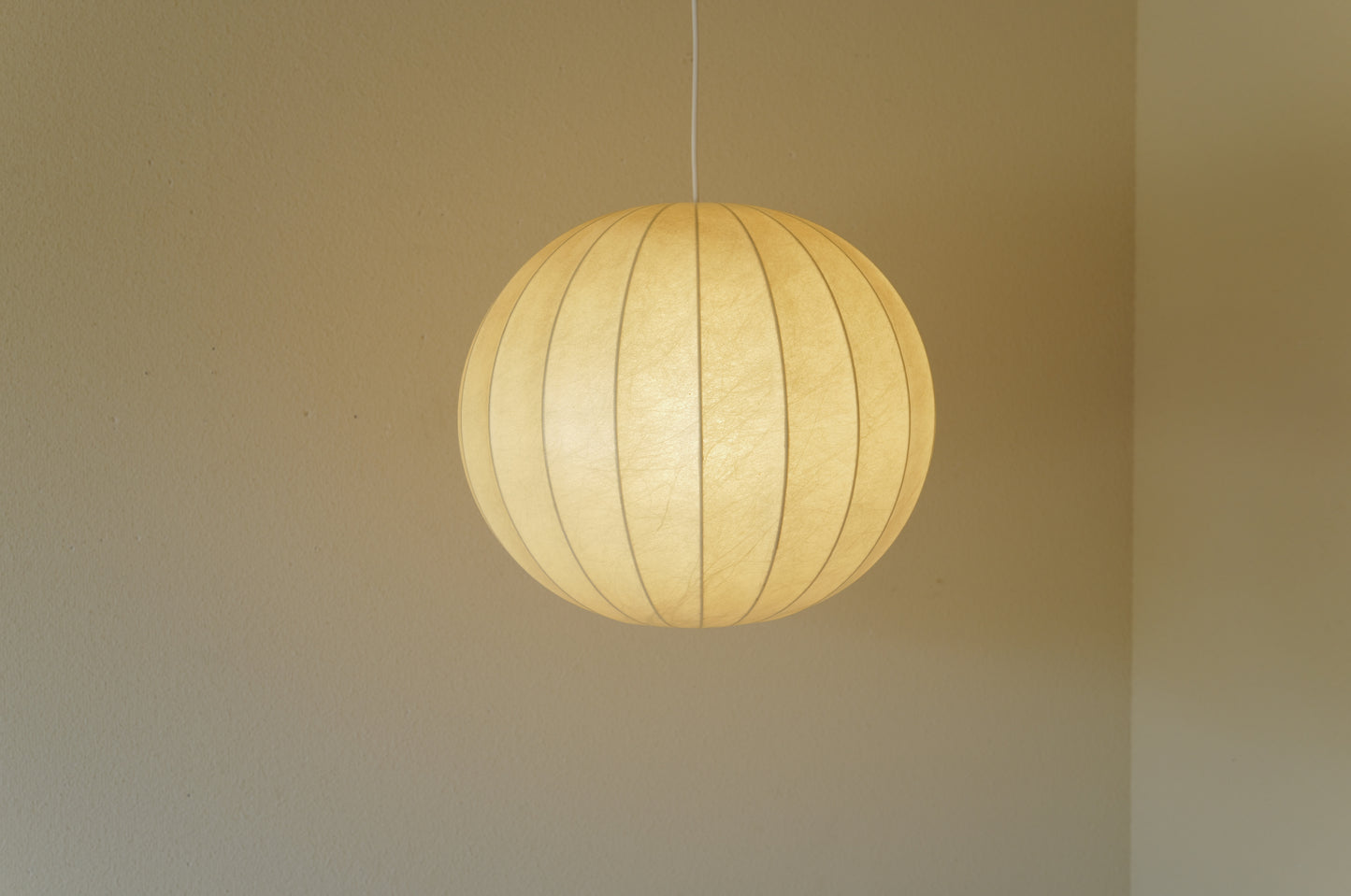 1960s cocoon pendant lamp XL  Goldkant