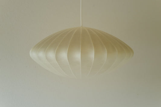 1960s cocoon pedant lamp  goldkant by Friedel WAUER