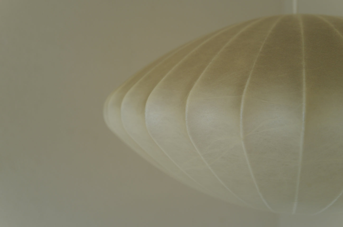 1960s cocoon pedant lamp  goldkant by Friedel WAUER