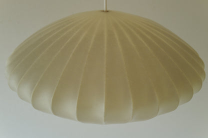 1960s cocoon pedant lamp  goldkant by Friedel WAUER