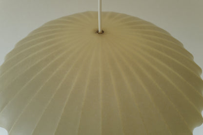 1960s cocoon pedant lamp  goldkant by Friedel WAUER