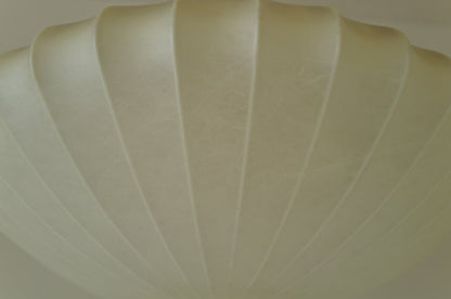 1960s cocoon pedant lamp  goldkant by Friedel WAUER