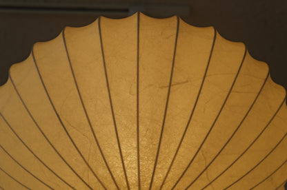 1960s cocoon pedant lamp  goldkant by Friedel WAUER