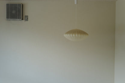 1960s cocoon pedant lamp  goldkant by Friedel WAUER